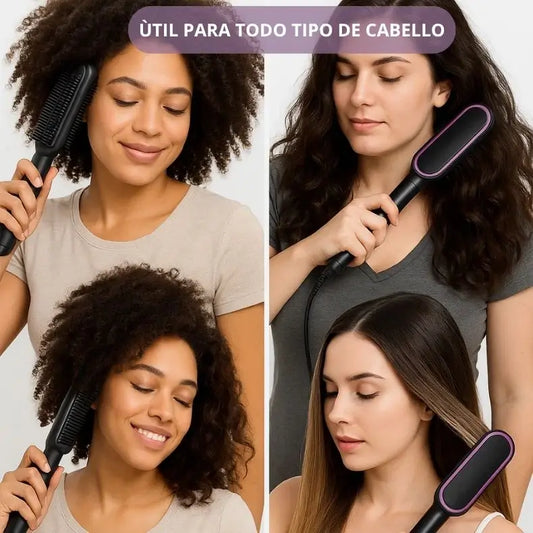 Cepillo Alisador de Cabello – Solución rápida para un cabello liso y suave.