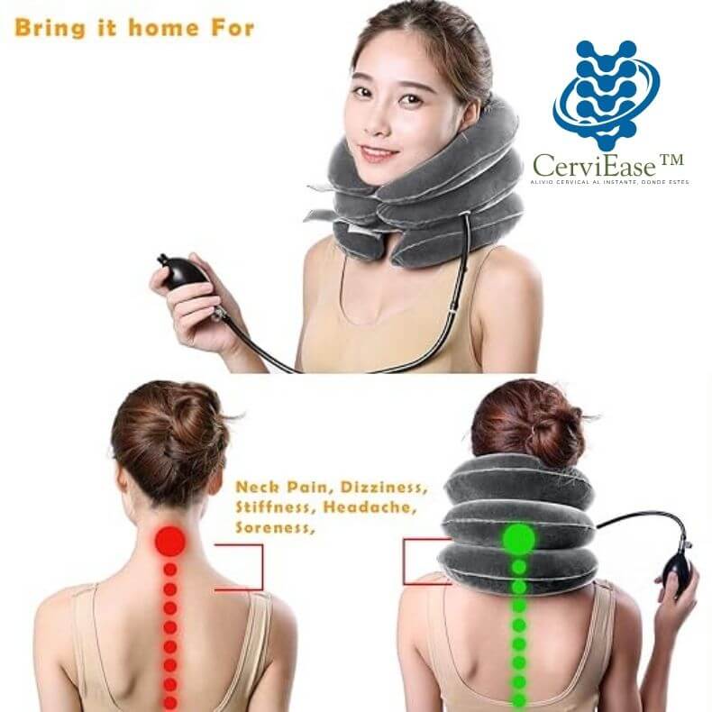 CerviEase™ Dispositivo De Tracción De Cuello - Mejora tu postura
