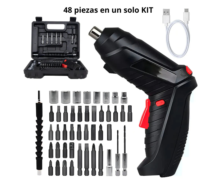 Kit Taladro Destornillador Inalámbrico