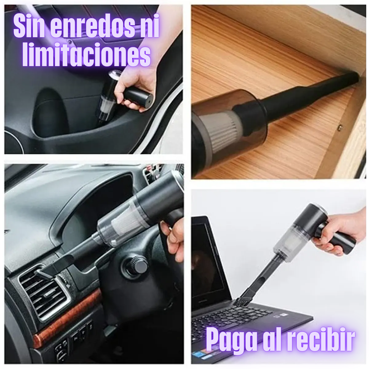 Aspiradora de Mano Recargable
